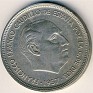 50 Pesetas Spain 1957 KM# 788. Uploaded by Granotius